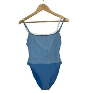 Anne Cole 90s Light Blue Swimsuit, made in USA,  Size 10